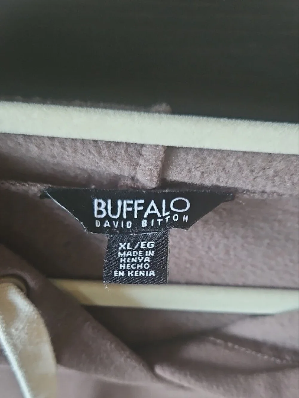 Buffalo David Bitton Men's Hooded Crewneck Sweater -  Brown